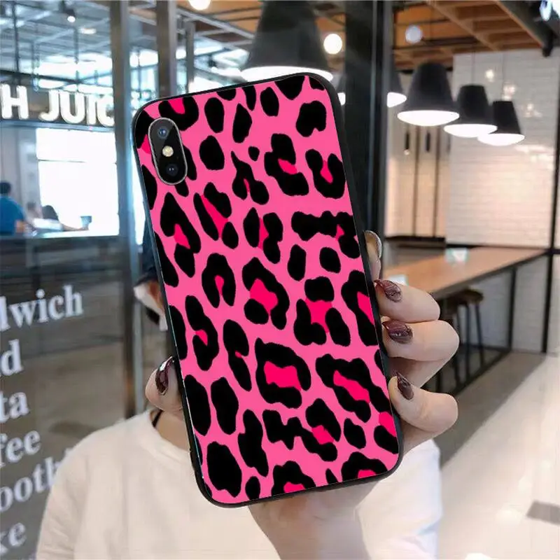 

Leopard Phone Case for iPhone 11 12 pro XS MAX 8 7 6 6S Plus X 5S SE 2020 mini