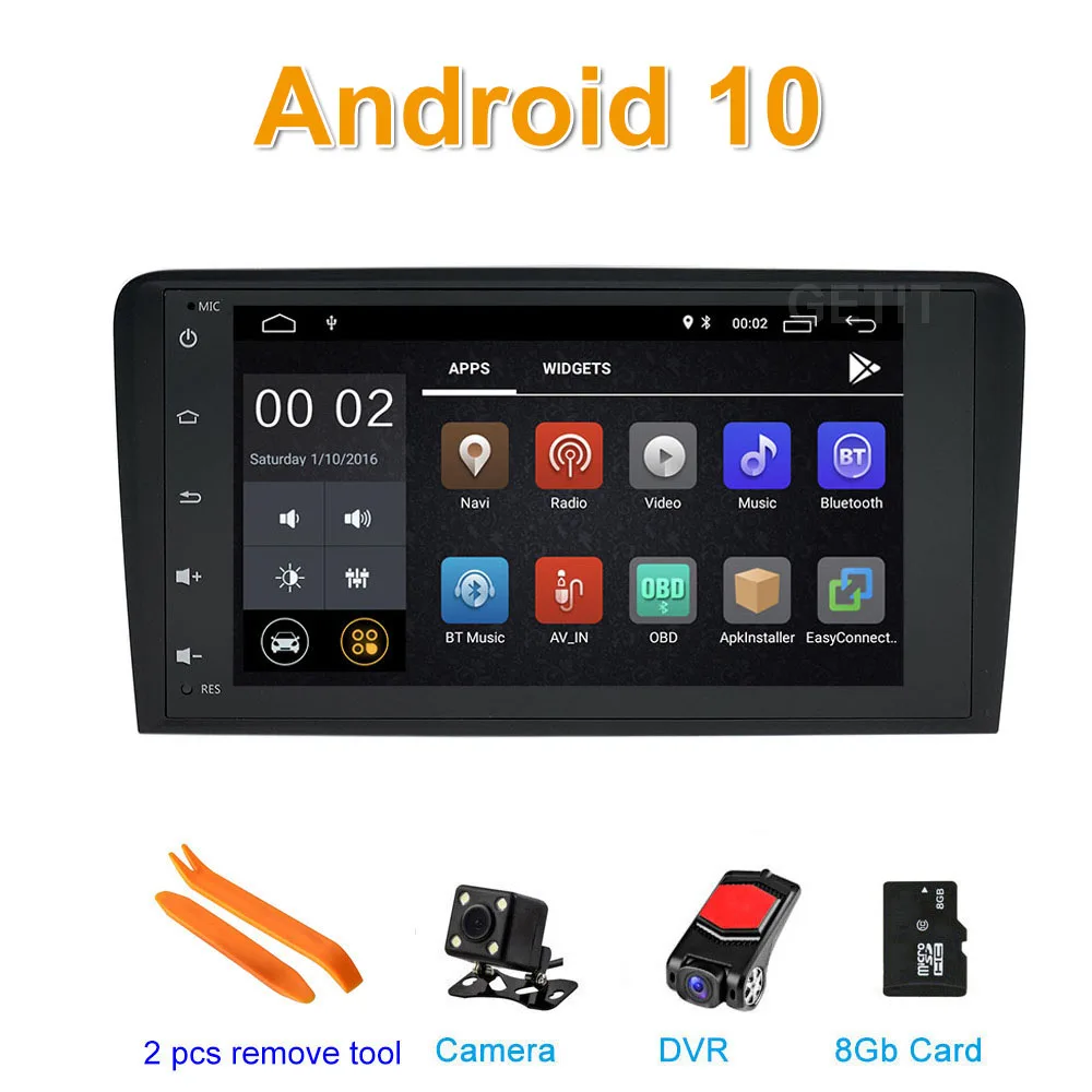 DSP Android 10 0 автомобильный DVD мультимедийный плеер стерео радио gps для Audi A3 8P 2003 2012 S3