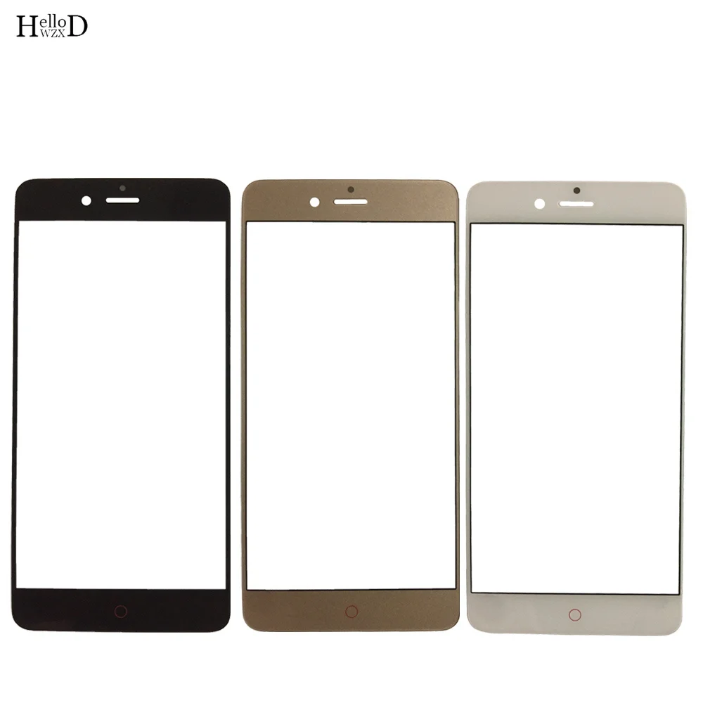 

For ZTE Nubia Z17 NX563J Front Glass For ZTE Nubia Z17 mini NX569J NX569H Front Outer Glass Touch Screen Without Flex Cable