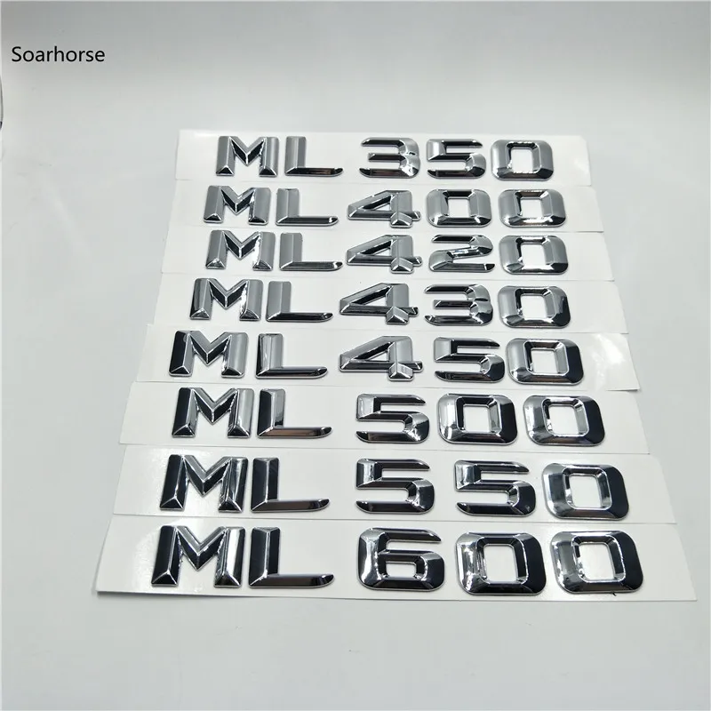 Автомобильная наклейка для Mercedes Benz W166 W164 ML55 ML63 ML250 ML280 ML300 ML320 ML350 с логотипом на