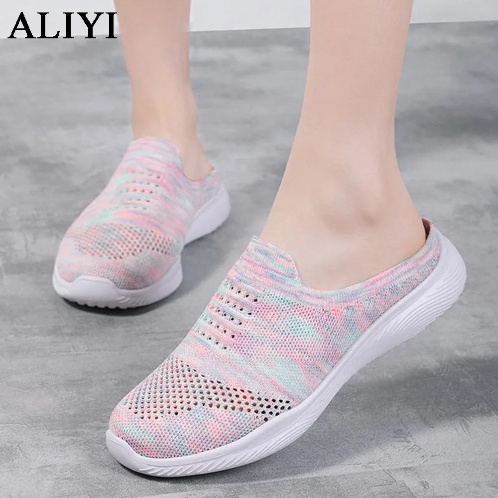 

Лоферы женские повседневные из трикотажной ткани, на мягкой подошве, размеры 36-42