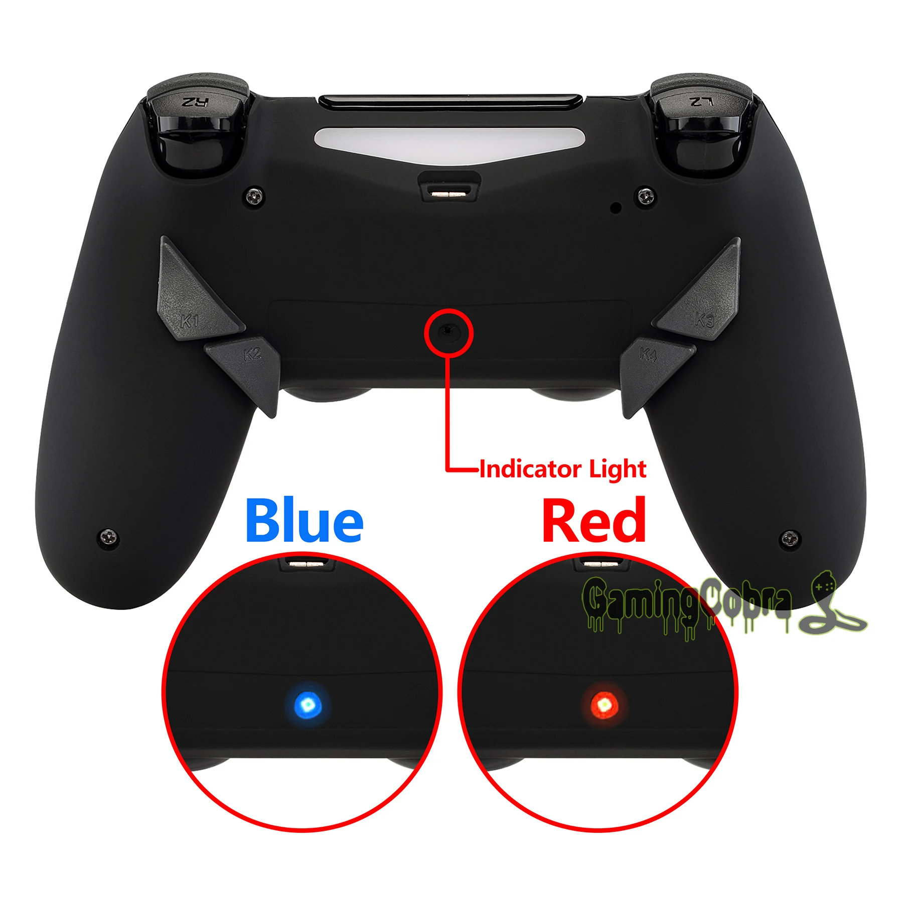 Супер мягкий сенсорный черный DIY задний корпус и 4 задних кнопки рассвет