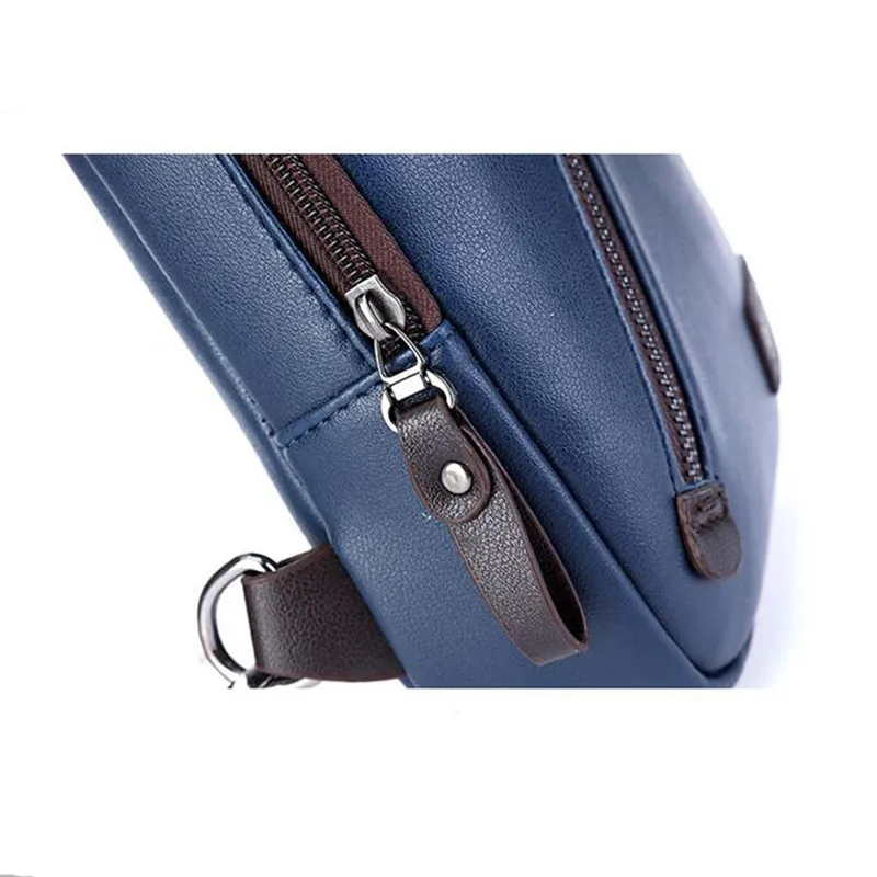 Горячая Распродажа мужская мода 2020 искусственная кожа сумка через плечо защита