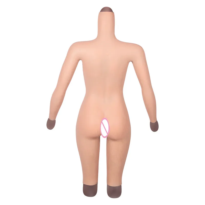 Силиконовый полноразмерный боди комбинезон KnowU с чашкой D эластичные хлопковые