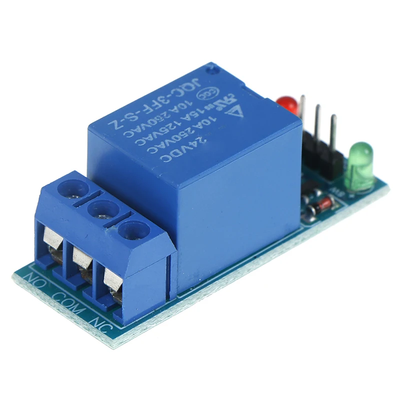 1 канал 24В релейный модуль щит для Arduino с опора оптопары высокого и низкого уровня