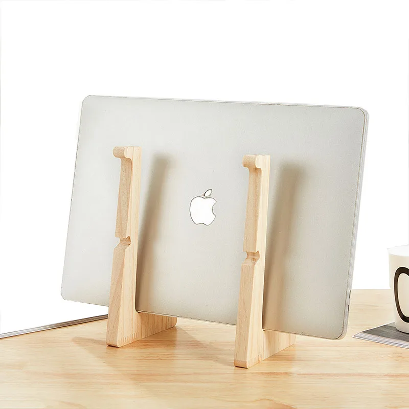 2 In 1 Wood Laptop Stand Increased Height for Macbook 13 15 Inch Vertical Base Cooling Notebook Tablet Phone Holder Mount | Автомобили и