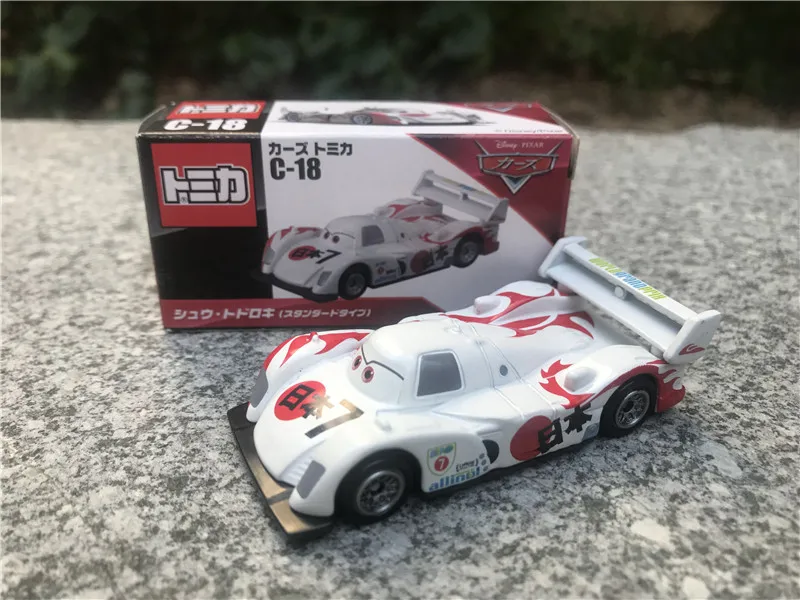 Такара Tomy Tomica disney Pixar тачки Sheriff/King/Flo/Sally/Chick Hicks/Mater/Doc Hudson металлическая литая игрушечная машинка Новинка - Цвет: C18