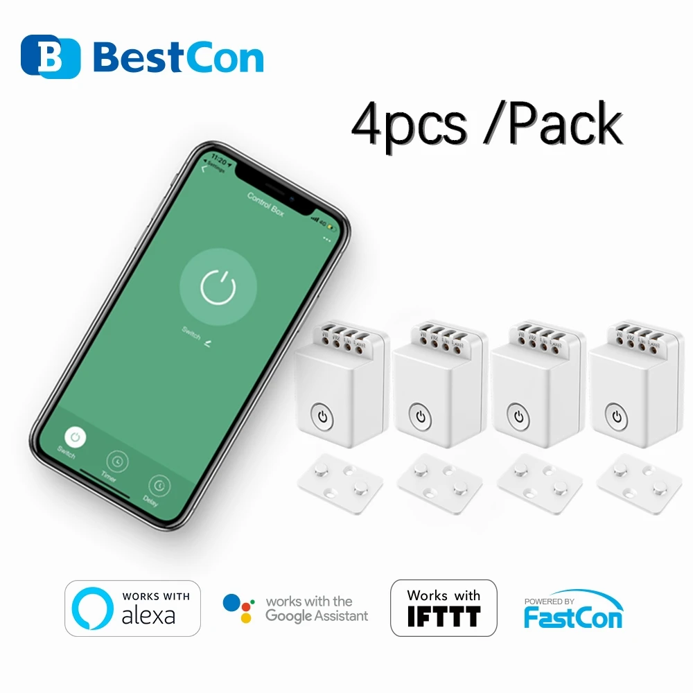 Модульный блок управления BroadLink BestCon MCB1 4 шт./упаковка громкая связь Wi Fi Домашняя