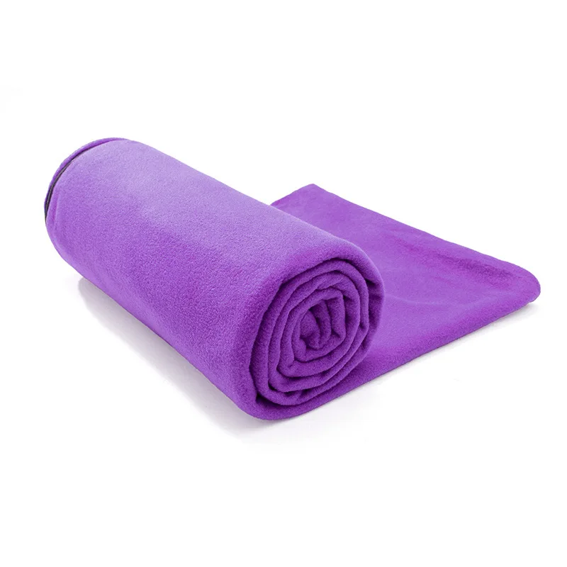 Флисовый спальный мешок портативный Открытый Кемпинг путешествия теплый