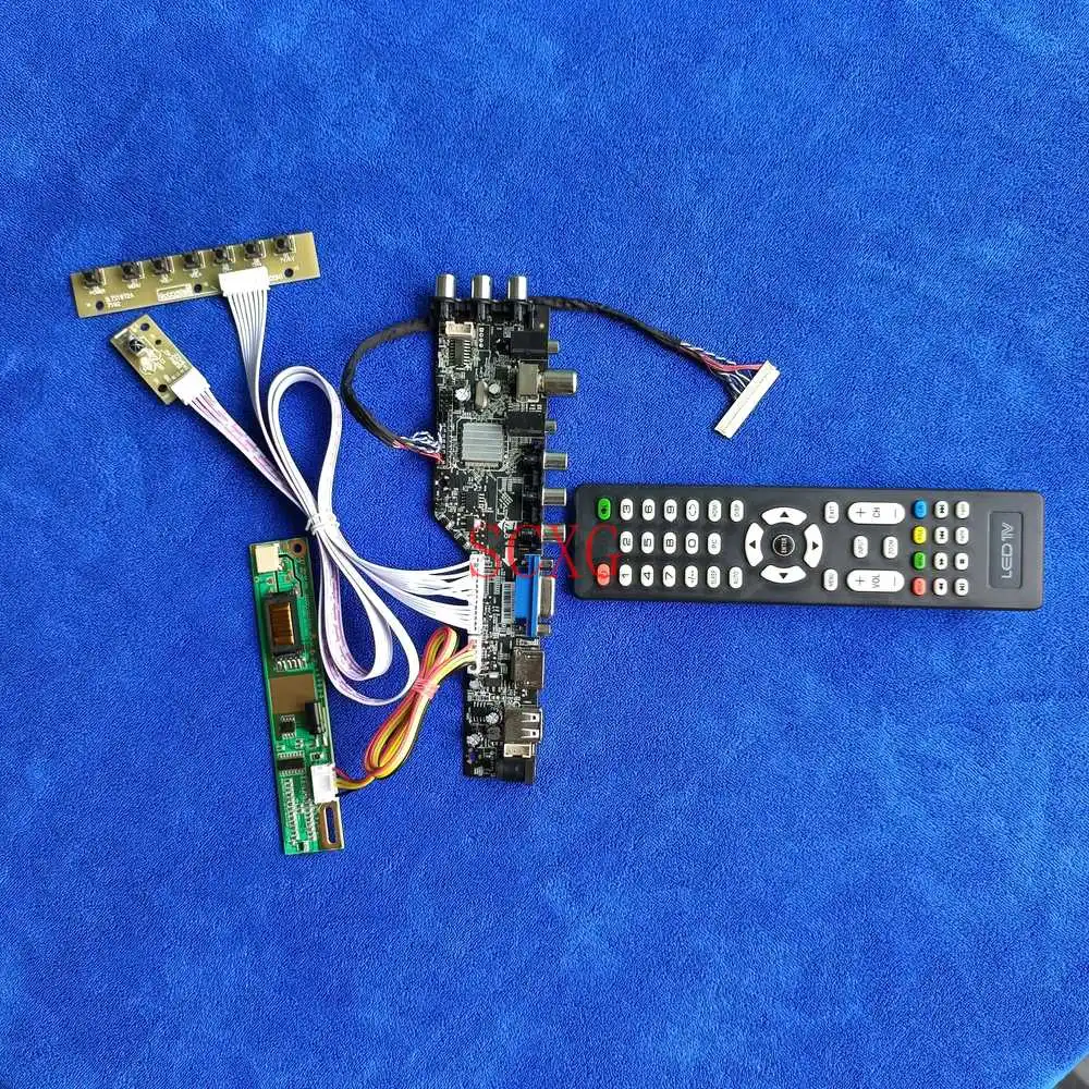 

Controller Board Digital DVB 30Pin LVDS AV VGA USB HDMI-compatible KIT 1440*900 1CCFL For LP171WP4-TL03/TLA1/TLB1/TLN1/TLQ1/TLR1