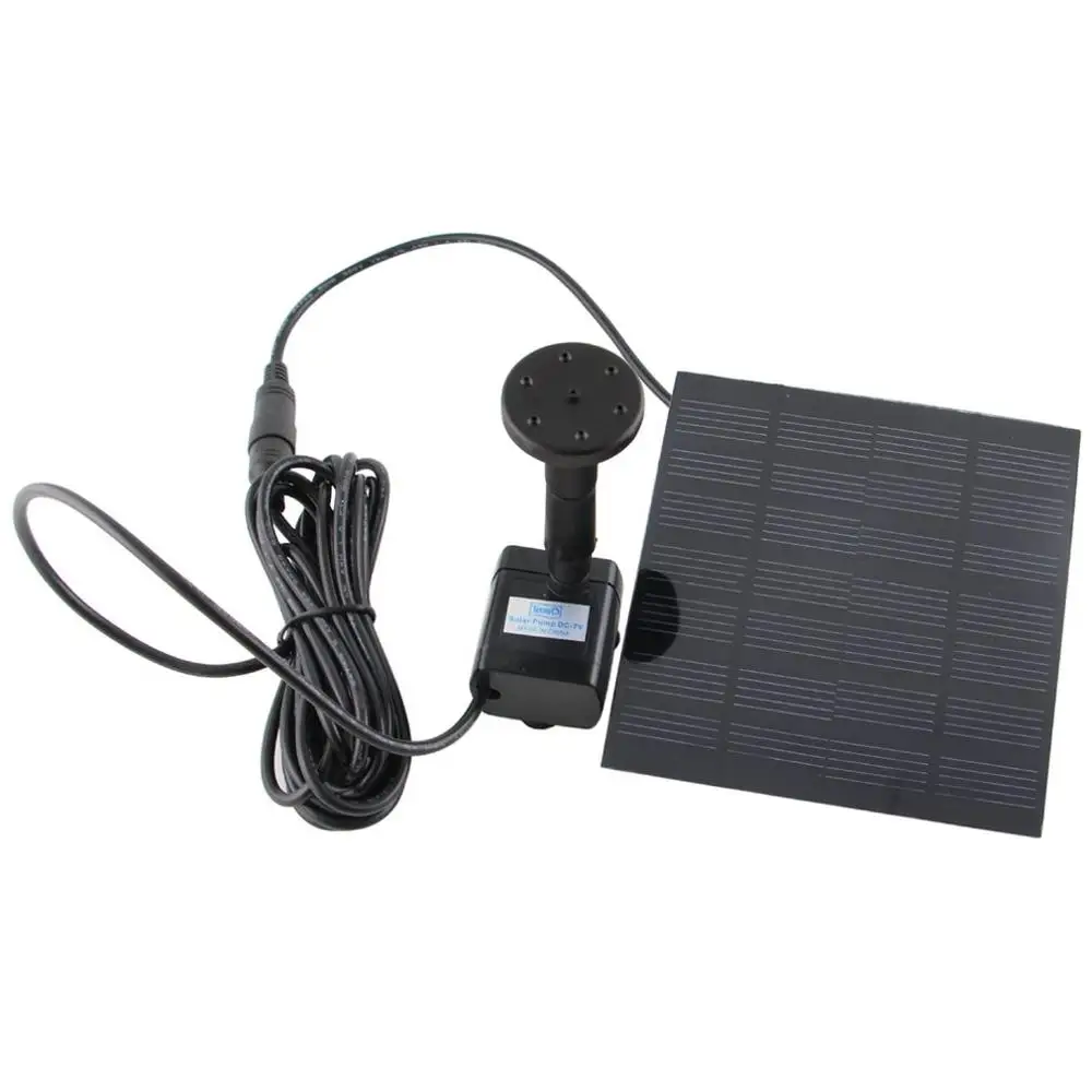 Водяной насос на солнечной батарее садовый фонтан миниатюрный плавающий водяной