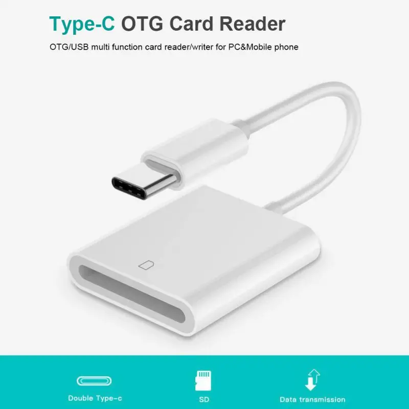 Usb type C-sd-карта для камеры считыватель карт OTG Кабель-адаптер мобильного телефона