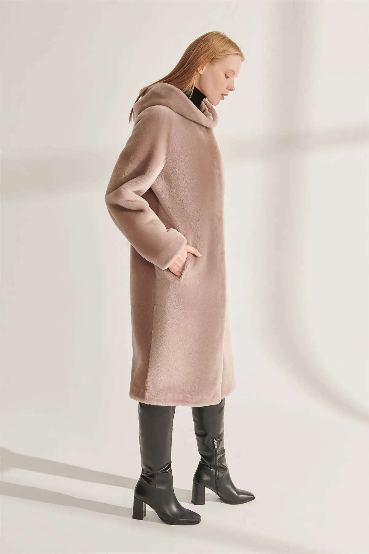 Women's Plush Parka Real Fur Coats Sheepskin Overcoat Winter Clothes Warm Outerwear Long Plush Outfits New Street Fashion