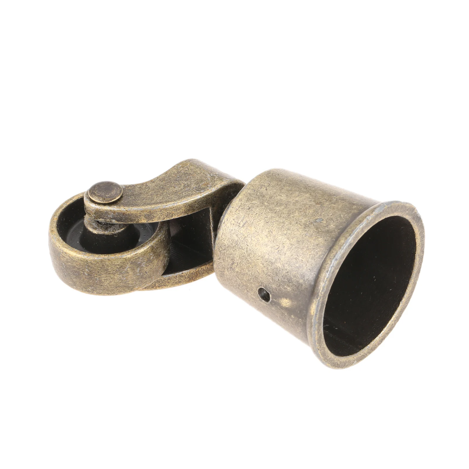 1/4 шт. Античная бронзовая Европейская мебель беззвучные ролики цинковый сплав