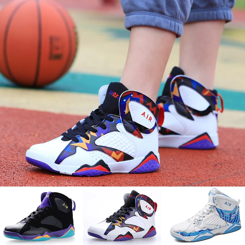 

Cushioning Men Sneakers Basketball Street Fashion Shoes Mixed Color Anti-Skidding Casual Jogging Shoes for Trainers