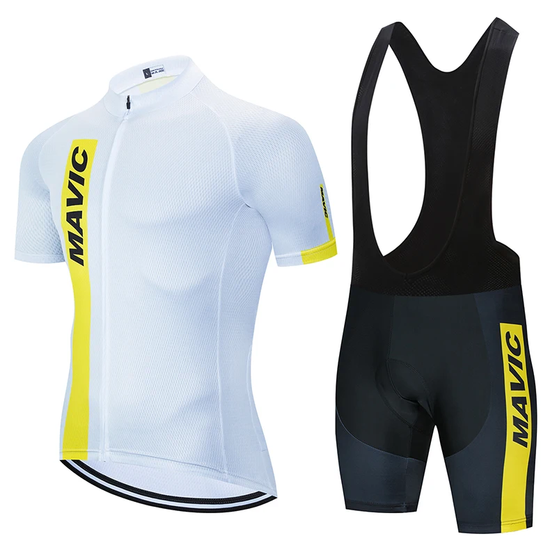 2020 MAVIC Team Men and Women Cycling Jersey Spring Summer Clothing Set Short Sleeve Breathable 19D Gel | Спорт и развлечения