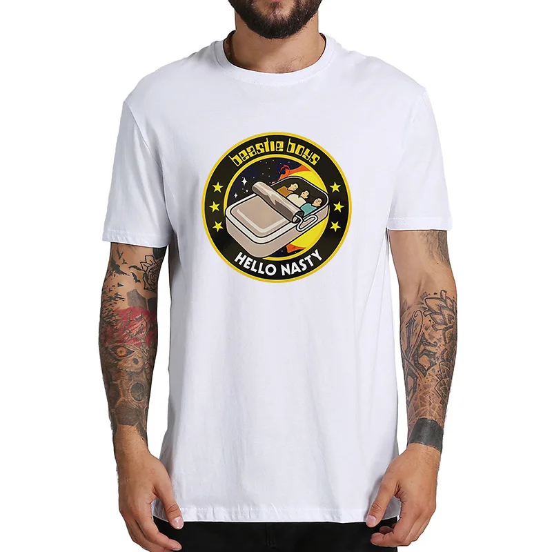 

T Shirt Album Hello Nasty T-shirt American Hip Hop Group Soft Confortable Tops
