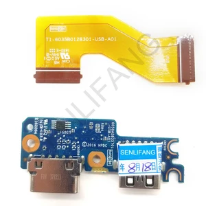 Плата USB + VGA для ноутбука HP EliteBook 850, G3, 840, G3, с кабелем 6050A2835701