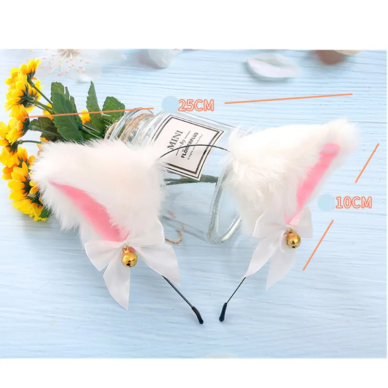 Повязка на голову с кошачьими ушками для девочек вечерние АР волос Хэллоуин