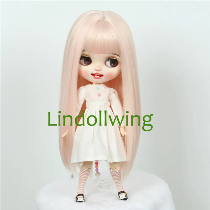 

Парик Blyth длинные светильник-розовые прямые волосы 9-10 дюймов