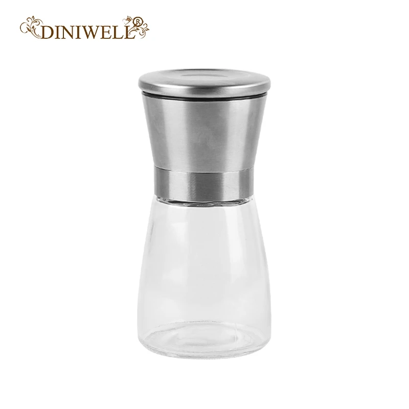 DINIWELL 1 шт. мельница для перца солонка для профессионального шеф-повара из нержавеющей стали Лучшая мельница для специй Регулируемый инструмент для кухни