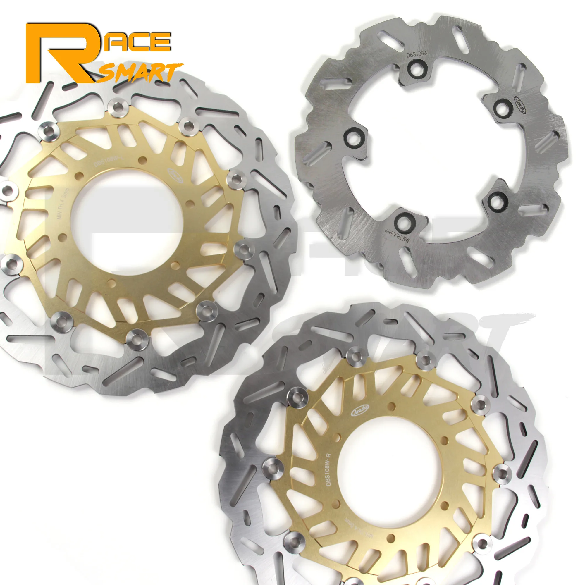 Motorcycle Front Rear Brake Disks Discs Rotors For SUZUKI GSXR 1000 17-19 GSX R ABS 2017-2019 GSXR1000 GSX-R 2018 | Автомобили и