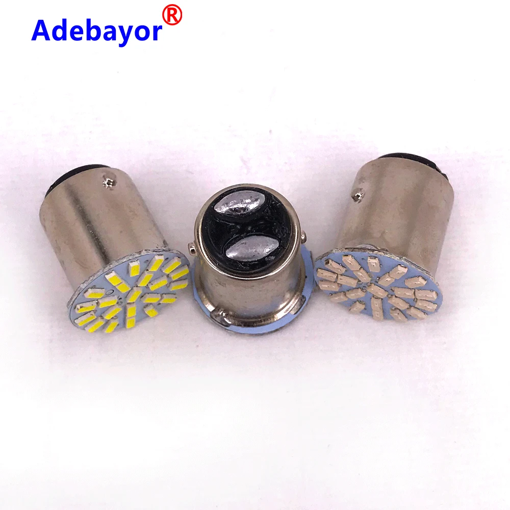 300 шт. 1157 BAY15D P21W 3014 22 SMD Автомобильные светодиодные поворотные парковочные