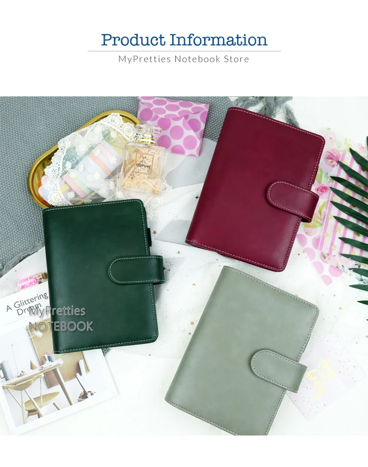 MyPretties спокойной Binder Тетрадь a5 a6 планировщик Журнал Повестка DIY ретро Организатор школьные канцелярские