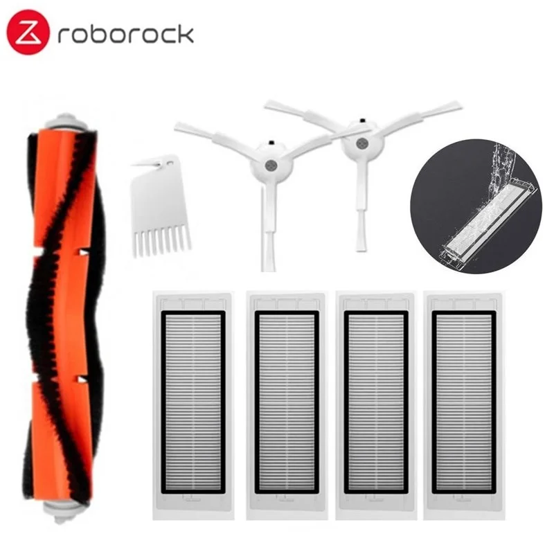Roborock MiRobot пылесос боковая/роликовая щетка HEPA фильтры сменные для Roborock Mi робот пылесос аксессуар