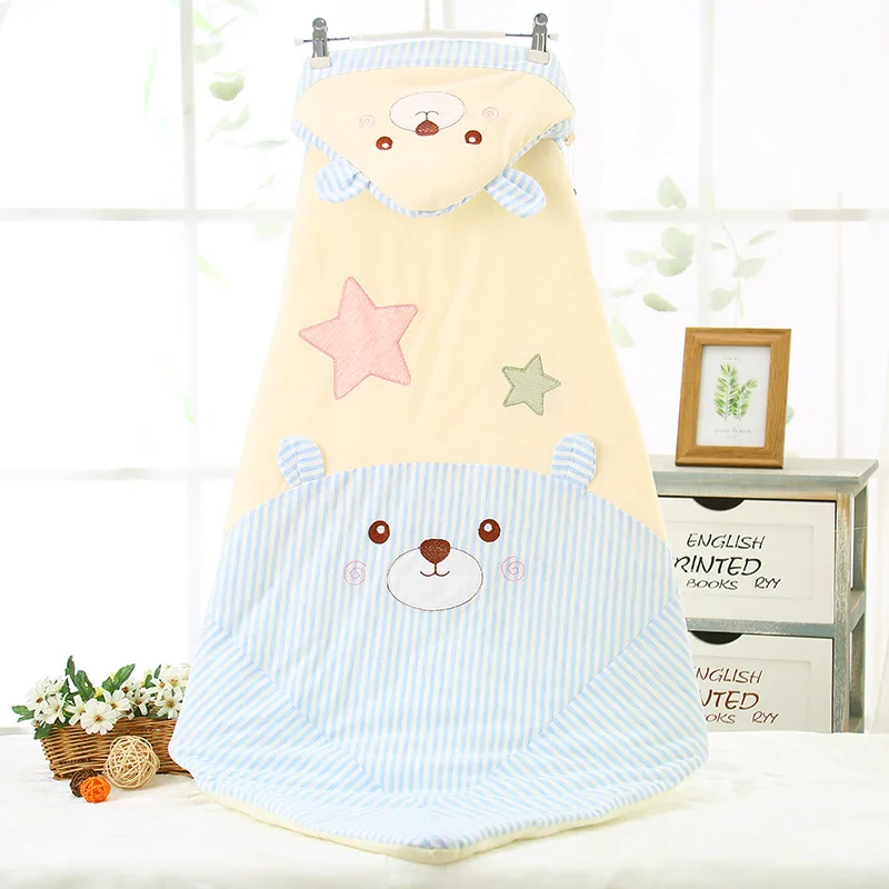 

Infant Soft Swaddle Baby Sleeping Bag Newborn Cotton Quilt Boys and Girls Cartoon Blanket Kids Bedspreads Children Sleeping Bag