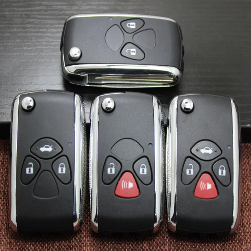 

Модифицированный 2/3/4 кнопочный откидной Складной Корпус DAKATU для Toyota Corolla RAV4 Yaris Prado Camry Crown Avalon TOY43 корпус дистанционного ключа