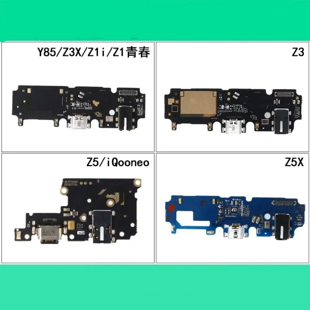 

VIVO Z3X Z1i Z5 Z5X Y85 USB Charging Connector Flex Cable Microphone Headphone Jack PCB Board Smartphone Replacement Original