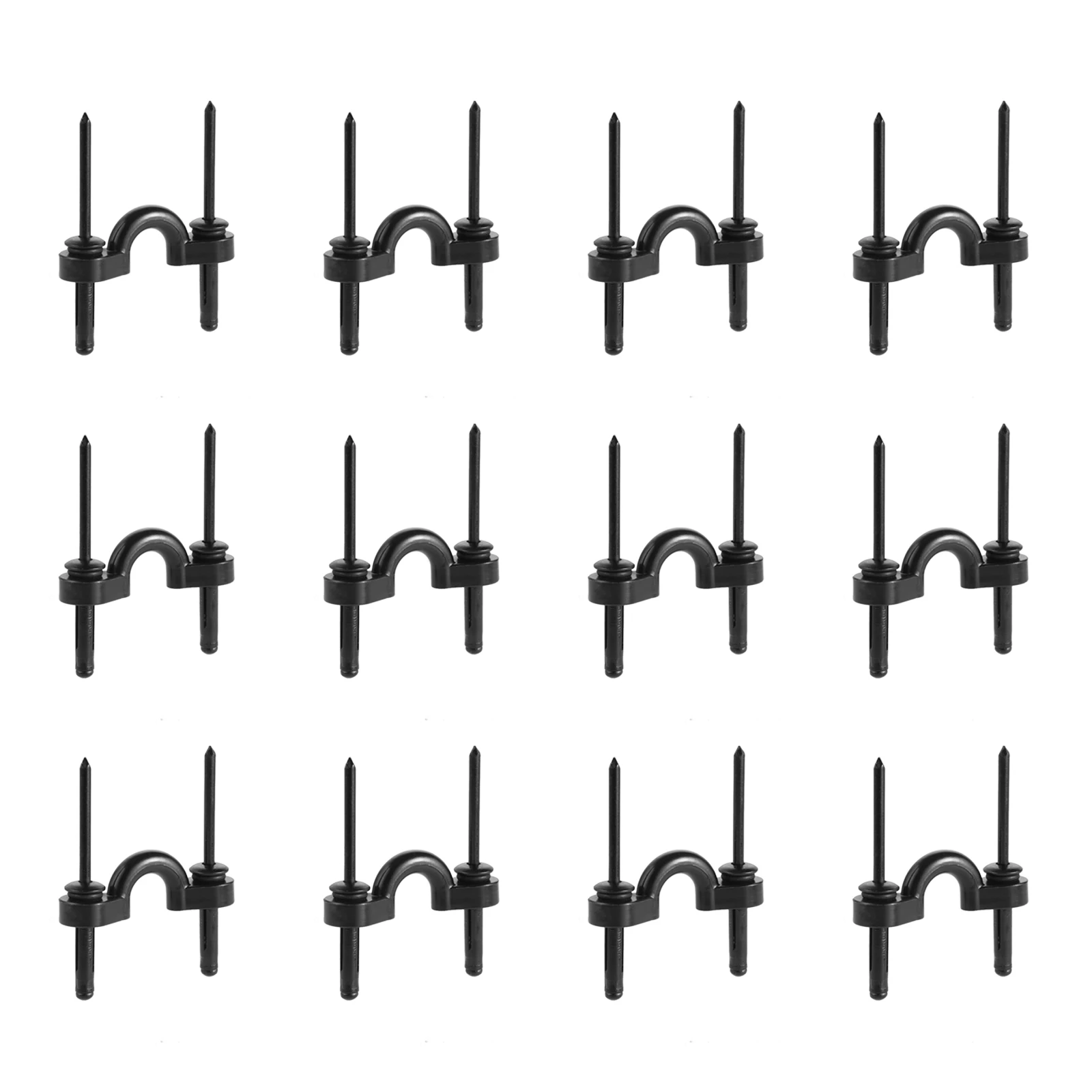 Pad Eye With 24pcs Deep Water Tri-grip Long Grip Tri-bulb Mounting Rivets Kit For Installing Kayak Canoe Marine Boat