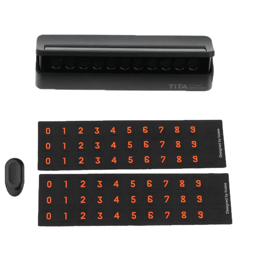 

Hidden Type Car Temporary Parking Card Magnetic Card Sticker