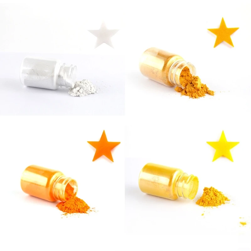 

18 Colors Mica Powder Epoxy Resin Color Pigment Dye Cosmetic Grade Mica Powders R7RF