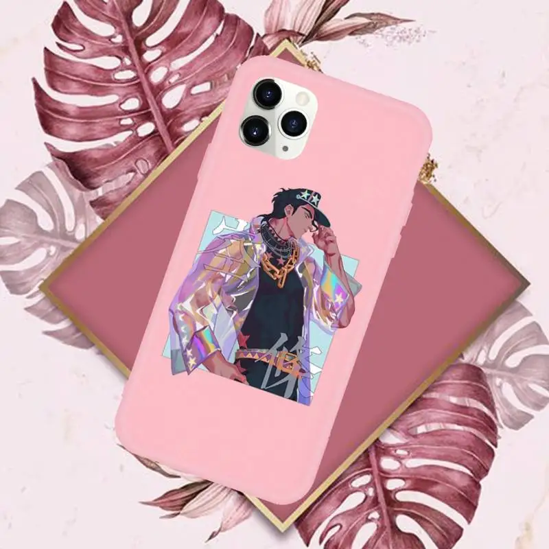 

JoJo Bizarre Adventure Phone Case Candy Color for iPhone 11 12 mini pro XS MAX 8 7 6 6S Plus X SE 2020 XR