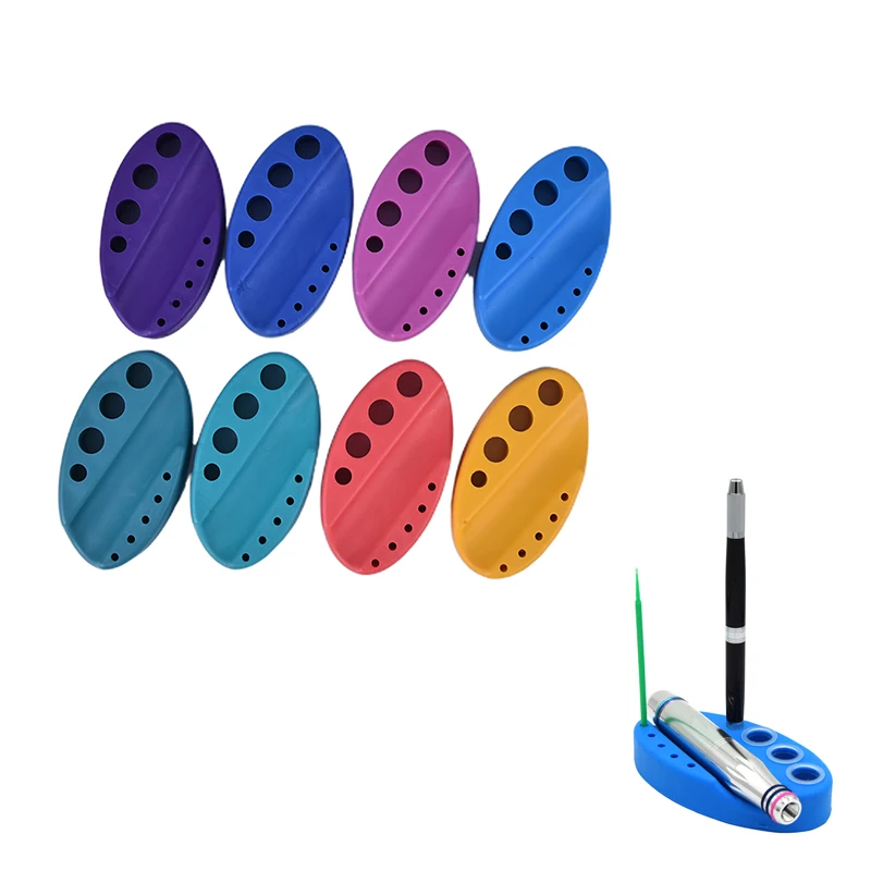 Овальный силиконовый держатель для тату подставка микроблейдинга пигментных