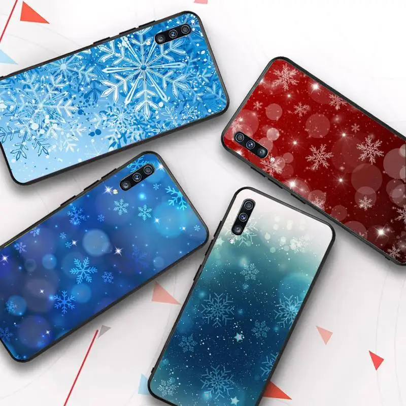 

Winter Snowflakes Phone Case for Samsung Galaxy A 51 30s a71 Soft Silicone Cover for A21s A70 10 A30