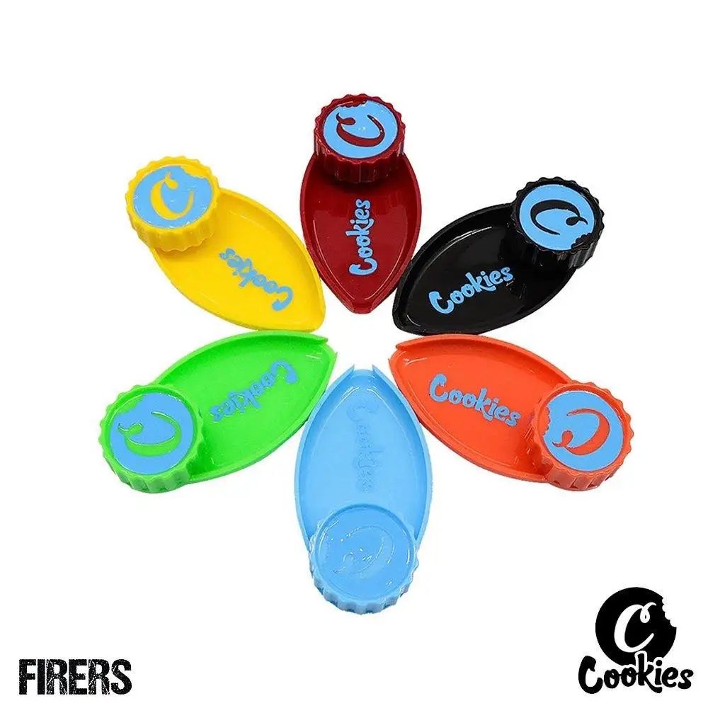 

Portable 2-in-1 Herb Grinder with Tray Multi-colors Available