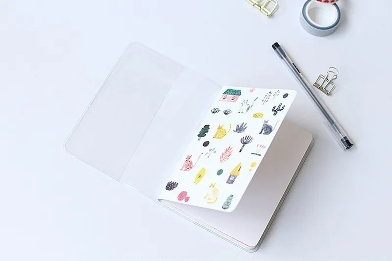 1 шт. A6 Kawaii PVC блокнот Bullet Journal Sketchbook милый дневник еженедельник блокнот офисные школьные канцелярские принадлежности 016033