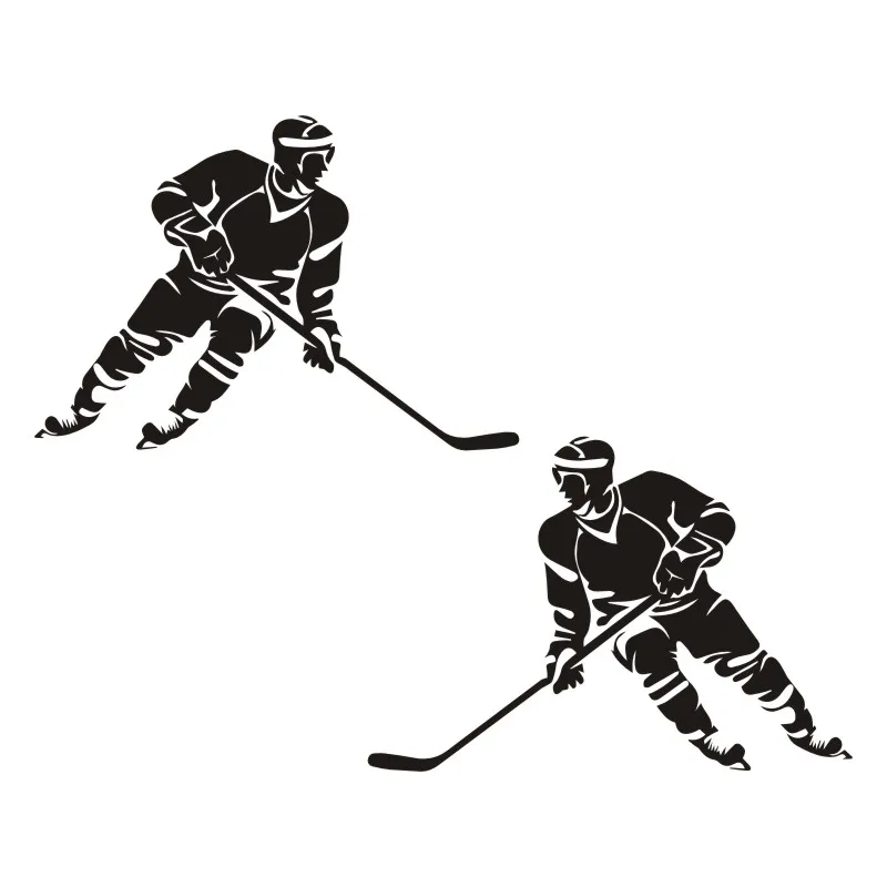 Автомобильная наклейка 12*19 см классный Хоккей водонепроницаемая забавная