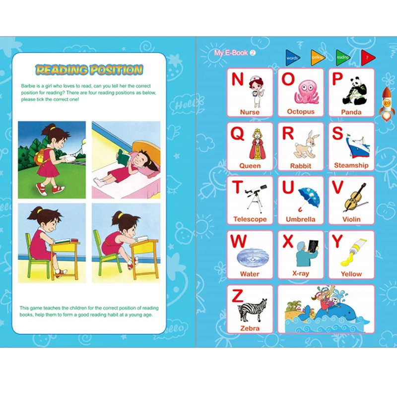 Детская обучающая машинка для изучения английского языка Детские обучающие