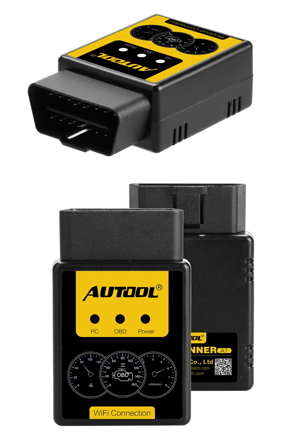 AUTOOL A1 OBD сканер ELM327 Bluetooth Автомобильный OBDII диагностический инструмент WIFI OBD2 ELM 327