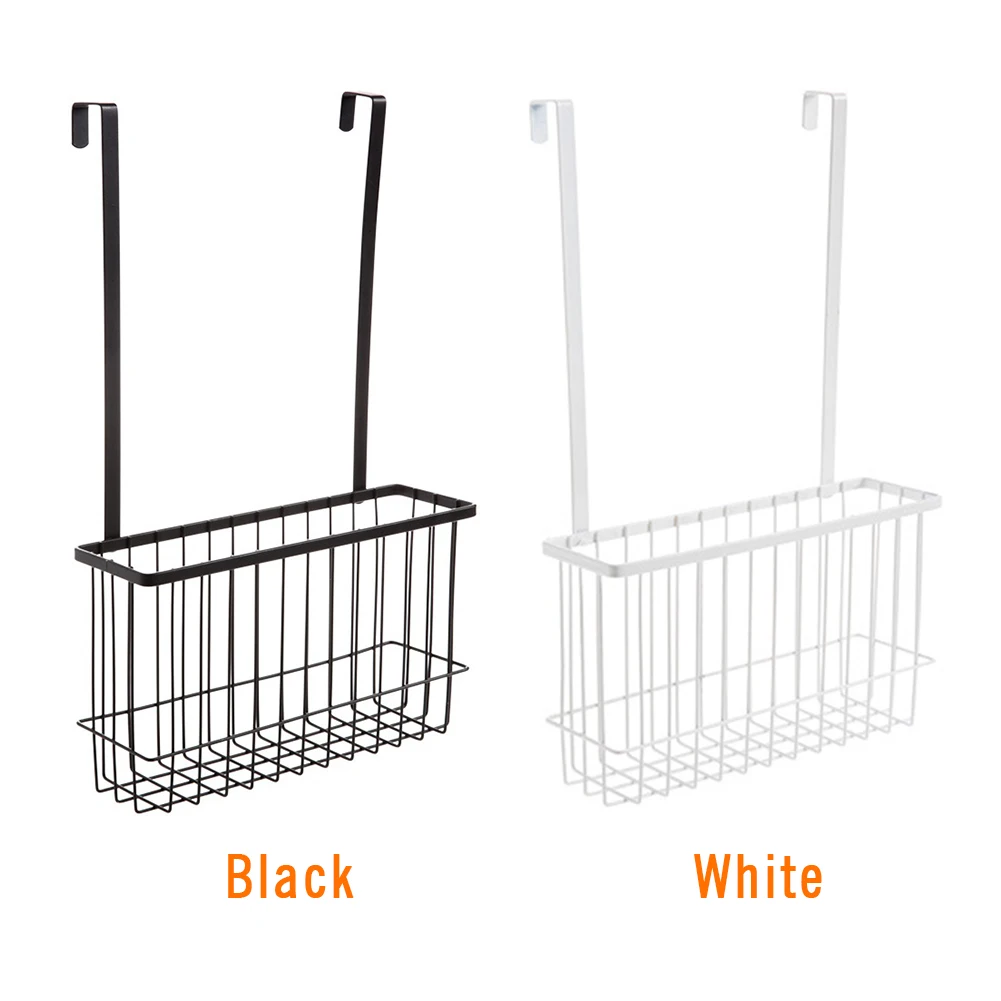 Cabinet Door Back Accessories Nordic Style Minimalist Kitchen Organizer Collection Spice Bottles Hanging Basket Iron Home |