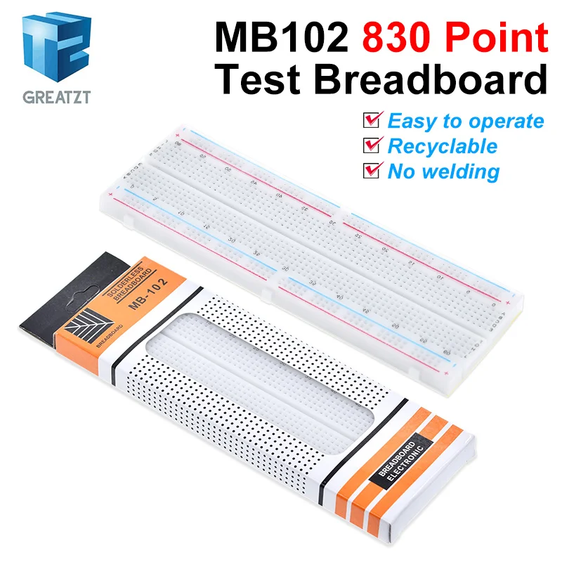 GREATZT Макет 830 Точка печатной платы MB 102 MB102 тестирование Разработка DIY kit nodemcu raspberri pi