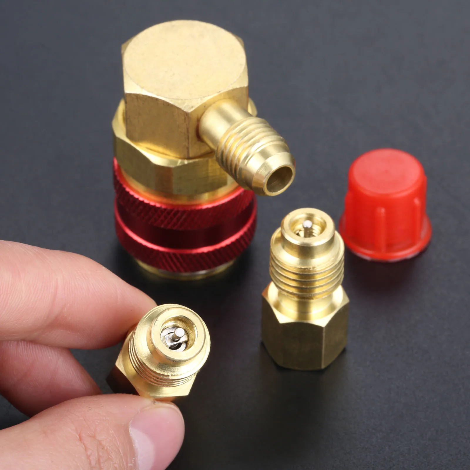 Высокое/низкое давление сторона A/C R134A быстрый соединитель Адаптер муфта QC 15LH