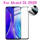 Закаленное стекло с полным покрытием для Alcatel 3L 2020 3L 2021, 2 шт., Защитная пленка для экрана Alcatel 1L Pro 3X Plus, стекло