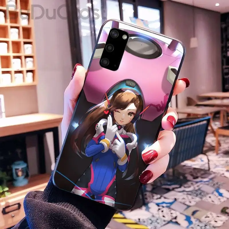 

OW Overwatch Slim Game Phone Case For Samsung Galaxy S10 Plus S10E S6 S7 Edge S8 S9 Plus S10lite S20 Plus S20 Ultra