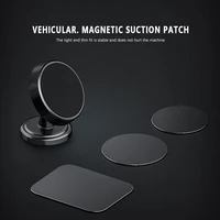 4 pcs squareround magnetic metal plate car mobile phone holder iron sheet disk sticker phone mount stand accessories