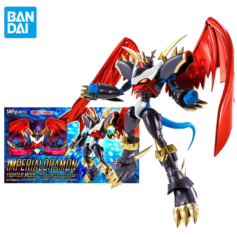 Bandai S.H. Фигуарт Digimon Приключения Императорский драмон режим истребителя Премиум